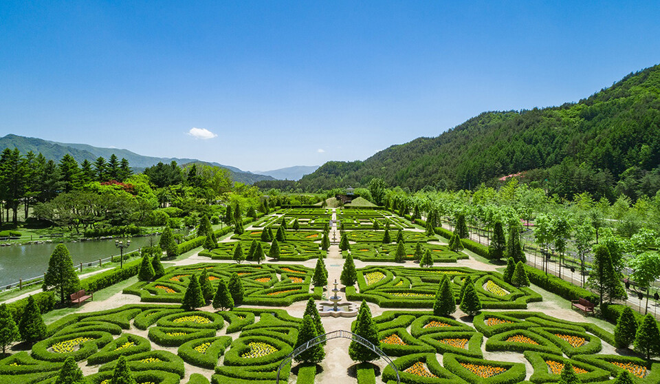 이랜드파크 켄싱턴호텔 평창의 켄싱턴 가든 전경. 사진=이랜드파크