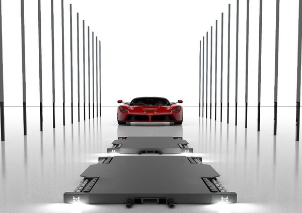 삼표그룹 계열사 에스피앤모빌리티가 자동 로봇주차 시스템인 '엠피시스템'으로 국내시장 공략에 나선다. 엠피시스템의 자동 로봇주차 시스템. 사진=삼표그룹