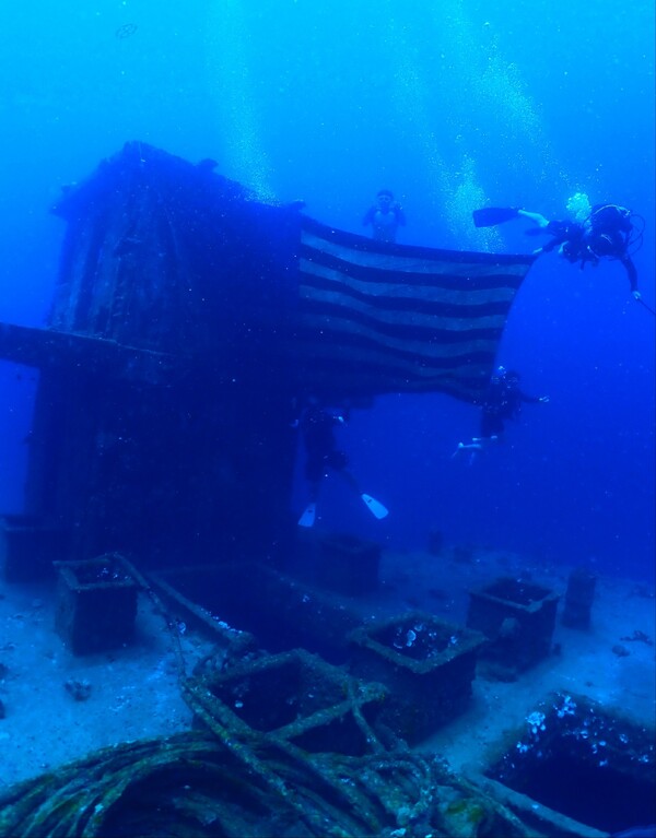 아메리칸 탱커 스쿠버다이빙 풍경. 사진 = 괌정부관광청 