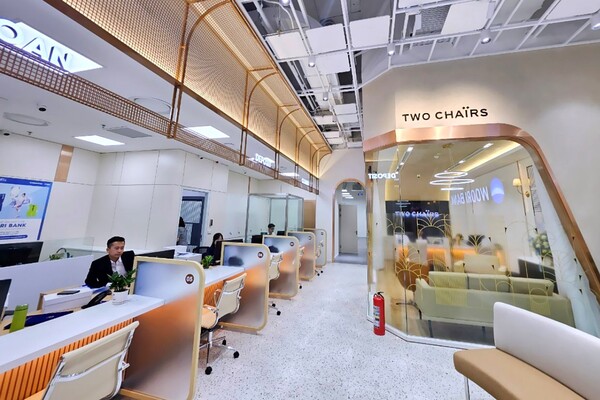 베트남우리은행 하노이 롯메몰 지점 전경. 사진=우리은행