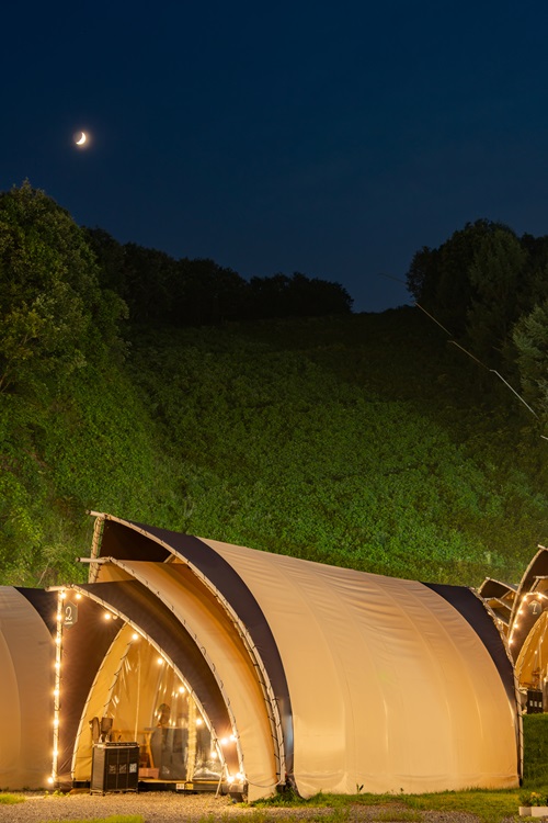 엘리시안 강촌 글램핑장. 사진=엘리시안 강촌