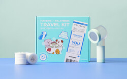 신라면세점이 '퓨어썸 여행용 미니 필터 샤워기 신라프렌즈 에디션'을 