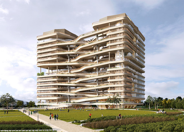 하나금융 청라 헤드쿼터 디자인. 사진=하나금융지주