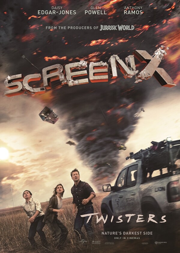 영화 '트위스터스' ScreenX 포스터. 사진 = CGV