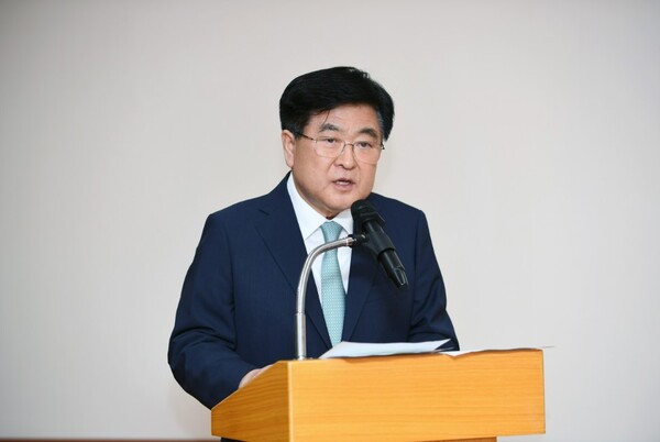 HD현대가 주요 계열사의 사장단 전체 회의를 열었다. 권오갑 HD현대 회장. 사진=HD현대