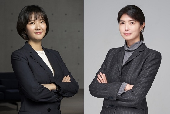 왼쪽부터 최수연 네이버 대표, 정신아 카카오 대표. 사진=각사