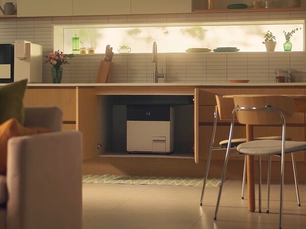 LG전자가 출시 예정으로 개발 중인 음식물처리기 설치 예시. 사진=LG전자