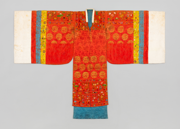 복온공주 홍장삼 앞면. 사진 = 국가유산청