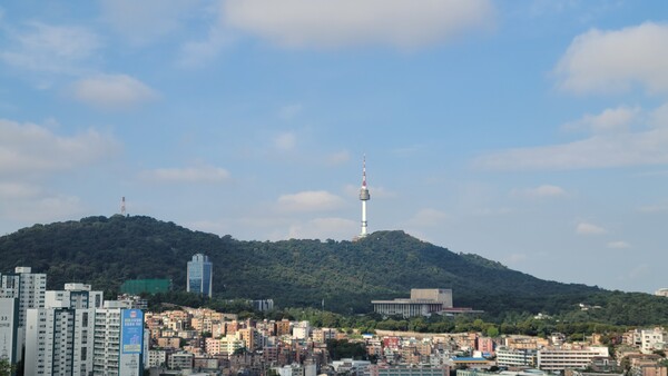 남산자락숲길 전경