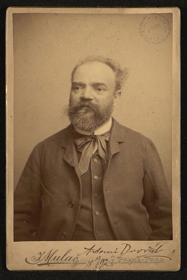 1891년 촬영한 드보르자크의 모습. 사진 = 체코 국립 박물관 홈페이지
