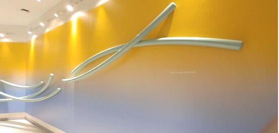 정그림 작가의 'Emerald Drift'. 사진 = 이하영 기자 