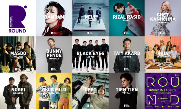 '2024 ROUND in LAO PDR' 참여 아티스트 사진. 사진 = 라운드 페스티벌 사무국 