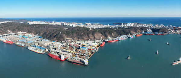 현대미포 야드(선박 건조 작업장) 전경. 사진=HD현대