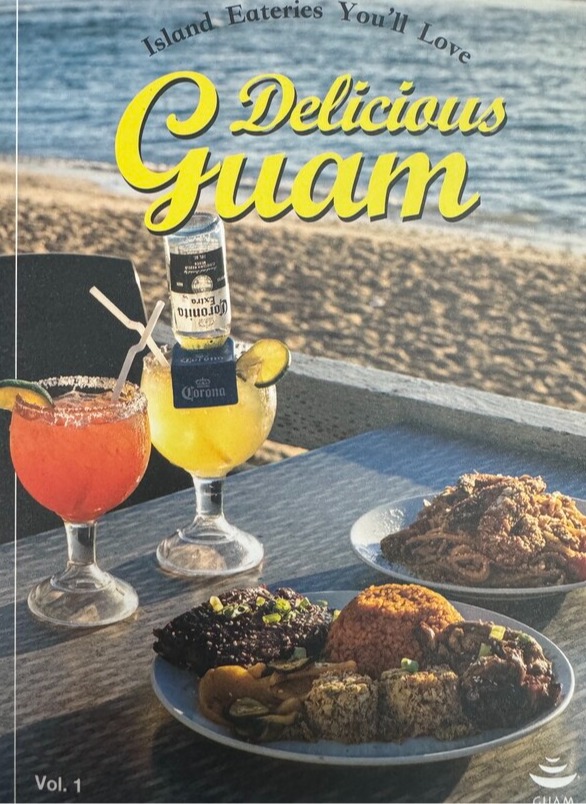 미식 가이드북 '딜리셔스 괌(Delicious Guam)' 표지. 사진=양찬혁 기자