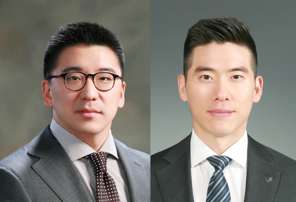 왼쪽부터 구본혁 예스코홀딩스 신임 부회장, 구동휘 LS MnM 신임 CEO. 사진=LS그룹