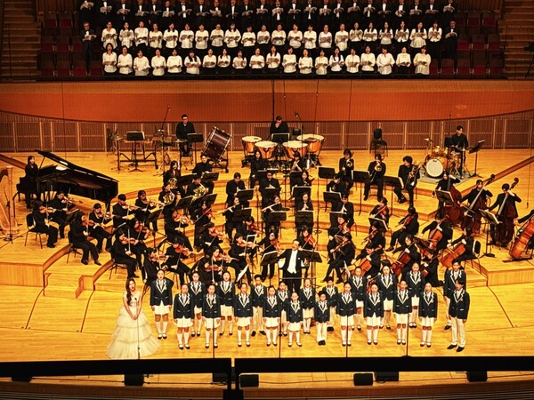 27일 서울 롯데콘서트홀에서 열린 '2024년 삶과 나눔 콘서트'. 사진=태광그룹