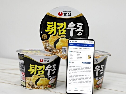 농심의 푸드QR 적용 예시 이미지. 사진=농심