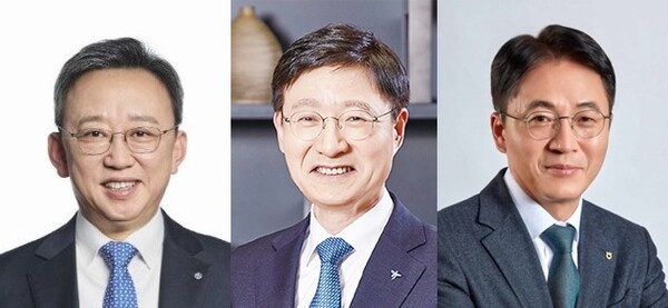 정상혁 신한은행장, 이승열 하나은행장, 이석용 NH농협은행장. 사진=각 사