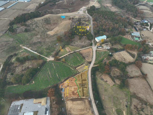 부여 송국리유적 27차 발굴조사 전경. 사진=국가유산청