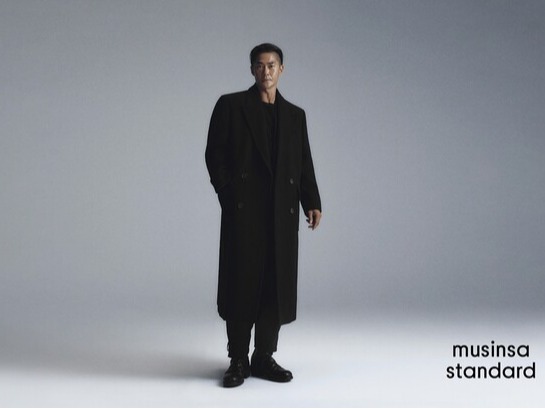 배우 배정남이 무신사의 코트 캠페인 일환으로 촬영한 화보. 사진=무신사 