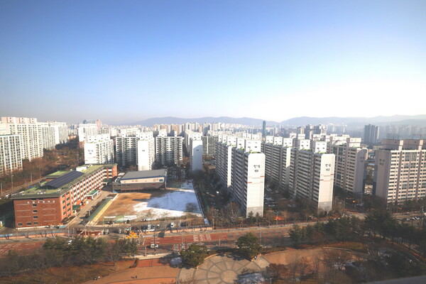 경기도 용인 수지구 수지1택지지구 내 한성아파트 전경. 사진=용인특례시 