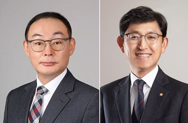 김동성 감사본부장(왼쪽), 방극복 경영지원본부장. 사진=JB금융지주