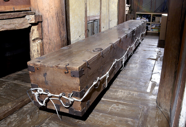 부산 범어서 괘불함. 사진=국가유산청