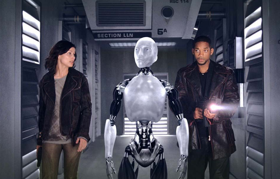 SF영화 '아이,로봇'에 등장하는 지능형 휴머노이드 로봇. 사진=네이버 영화