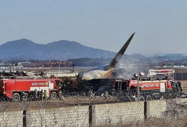 무안국제공항 사고 현장. 사진=연합뉴스
