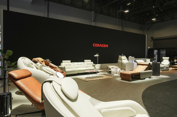 세라젬이 현지시간 기준 7일부터 오는 10일까지 미국 라스베가스에서 열리는 CES2025 내 마련한 전시관 전경. 사진=세라젬  