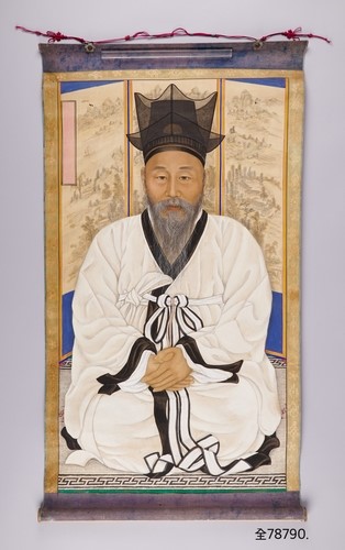 채용신 '정자관을 쓴 선비 초상'. 사진=국립전주박물관