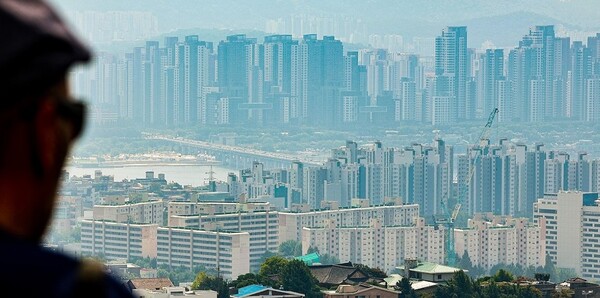 남산에서 바라본 강남 일대 아파트. 사진=연합뉴스
