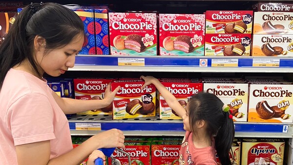 오리온 베트남 매장 진열 이미지.  사진=오리온