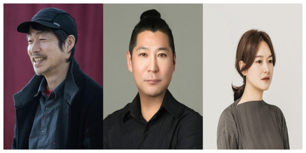 왼쪽부터 고선웅, 송재성, 이정은 감독. 사진=국가유산진흥원