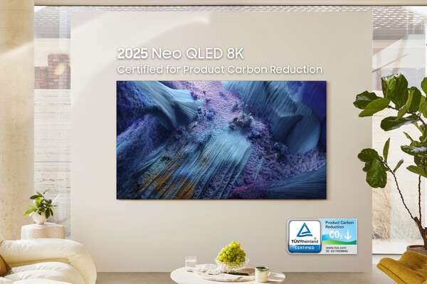 삼성전자, 네오 QLED 8K·QLED 5년 연속 '탄소저감' 인증 획득. 사진=삼성전자