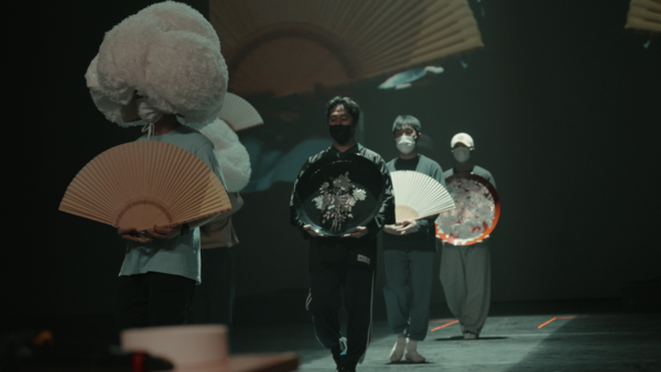 '장인의 시간들- 빛과 바람' 무대연습 현장. 사진=국립무형유산원