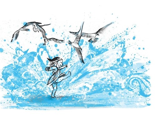 이수지 작가 '파도야 놀자'. 사진=제주현대미술관