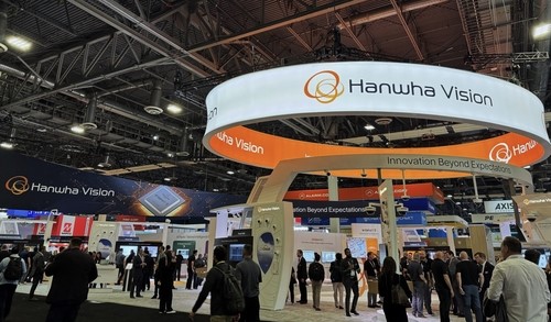 ISC 웨스트 한화비전 부스. 사진=한화비전