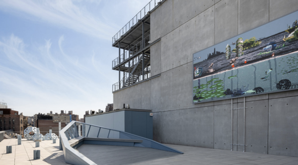  '현대 테라스 커미션: 마리나 저코우: 더 리버 이즈 어 서클' 전시 전경. 사진=Filip Wolak