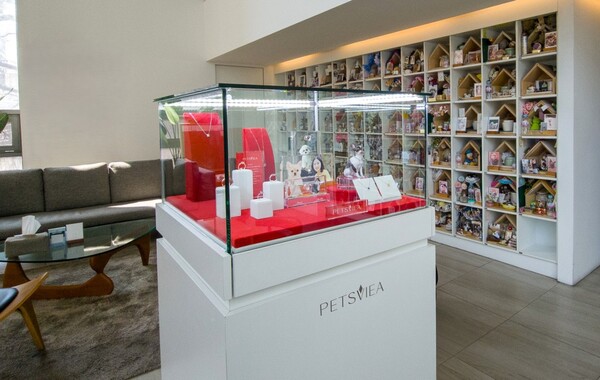 펫포레스트에 전시된 펫츠비아. 사진=보람그룹