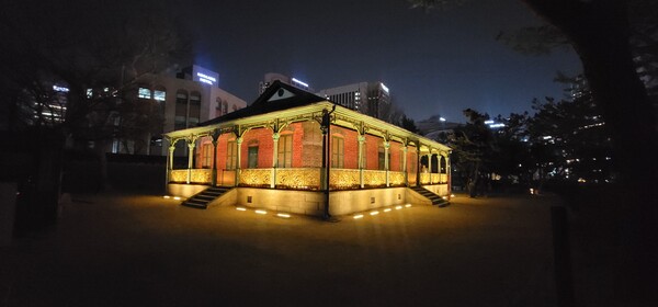 덕수궁 정관헌 연출 모습. 사진=궁능유적본부