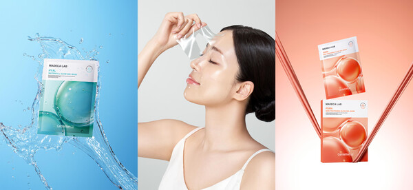 동국제약이 센텔리안24의 신제품 '마데카랩 글로우 겔 마스크' 2종을 올리브영에 출시한다. 사진=동국제약