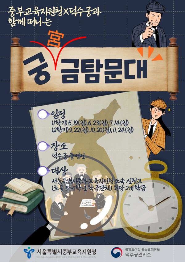 '궁(宮)금탐문대' 포스터. 사진=궁능유적본부