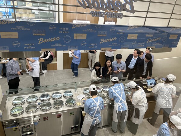 벤슨 크리머리 서울 1층 전경. 사진=전수연 기자