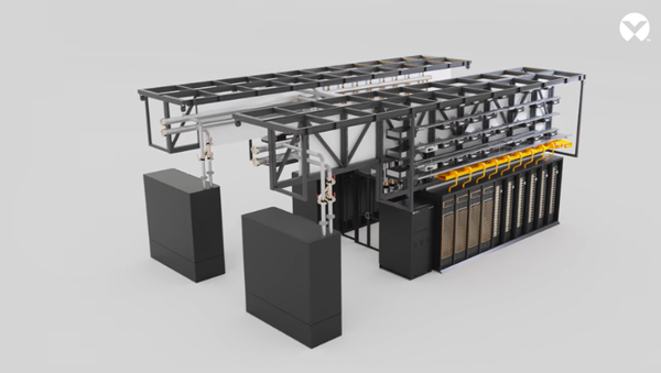 버티브 SmartRun 기반 엔비디아 AI 인프라 구조도. 사진=버티브