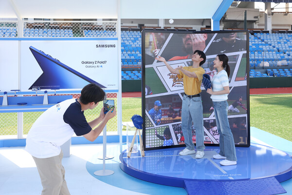 갤럭시 Z 폴드7∙Z 플립7 체험존. 사진=삼성전자.