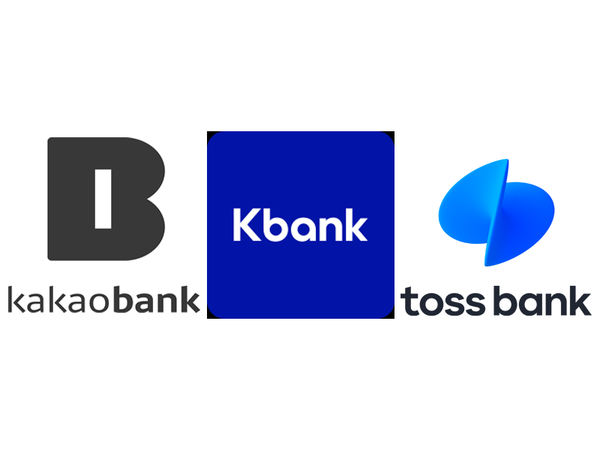 인터넷은행 3사, 사진=각 사 ci