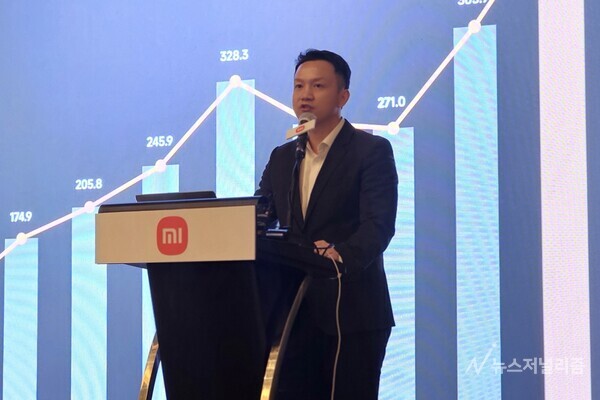 조니 우 샤오미코리아 대표. 사진=장하민 기자