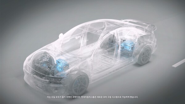 2-스테이지 모터시스템 영상 캡쳐. 사진=현대차·기아