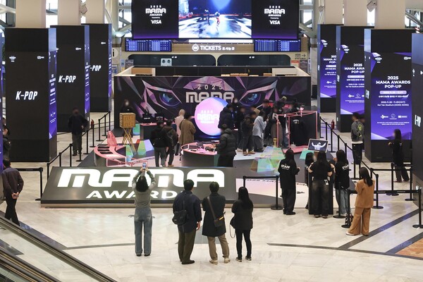 신세계백화점 2025 MAMA AWARDS 팝업. 사진=신세계백화점